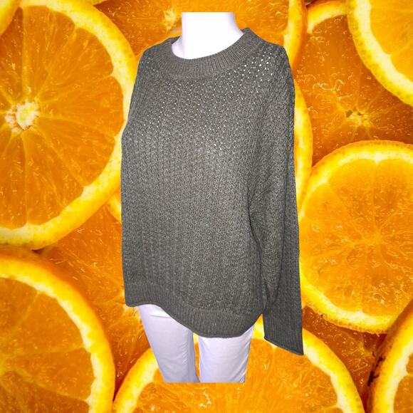 Universal Threads Gray Knit Crew Neck Sweater Size Medium‎ - Picture 1 of 6